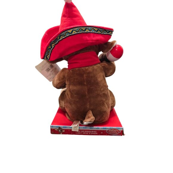 Animated Dan Dee Rudolph the Red Nosed Reindeer Christmas Plush - Picture 6 of 9